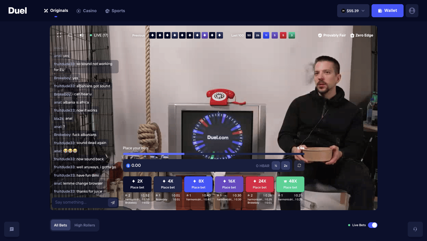 Duel Originals Castle Roulette